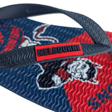 AFL - Melbourne Demons KIDS Thongs + Additional Straps
