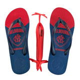 AFL - Melbourne Demons Regular Thongs + Additional Straps