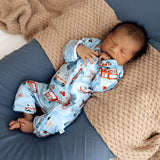 To The Rescue Organic Snugglesuit Convertible Romper AW26