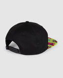 Stomp Youth Flat Peak Snapback Cap- Black SS25