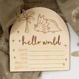 Hello World Dino Birth Disc