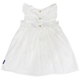 Cotton Lawn Frill Dress White SS25