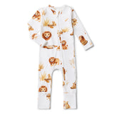 Lion Organic Snugglesuit Convertible Romper AW26