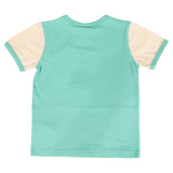 Colour Block Tee Green SS25