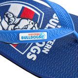 AFL - Western Bulldogs Regular Thongs + Additional Straps