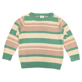 Striped Sweater Green AW25