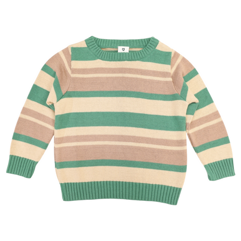 Striped Sweater Green AW25