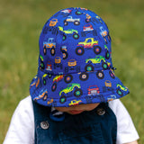Boys Toddler Bucket Sun Hat- Monster Truck SS25