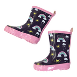 Sunshine & Rainbow Gumboot  Peacoat AW24