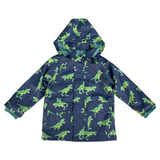 T-Rex Terry Towelling Lined Raincoat Peacoat AW24