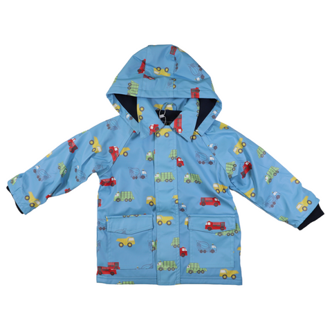 Trucks Polar Fleece Lined Raincoat Airie Blue AW24