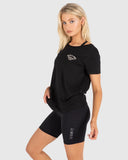 UNIT BROKEN LADIES TEE- BLACK