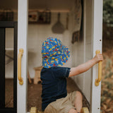 Boys Toddler Bucket Hat Construction Print