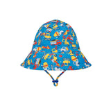 Boys Toddler Bucket Hat Construction Print