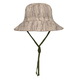 Heritage Explorer Boys Kids Reversible Sun Hat- Bark/ Olive