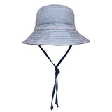 Heritage Explorer Boys Kids Reversible Sun Hat- Charlie/ Indigo
