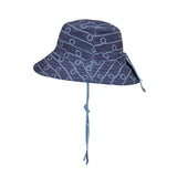 Heritage Explorer Boys Kids Reversible Sun Hat Crew/ Steel