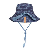 Heritage Explorer Boys Kids Reversible Sun Hat Crew/ Steel