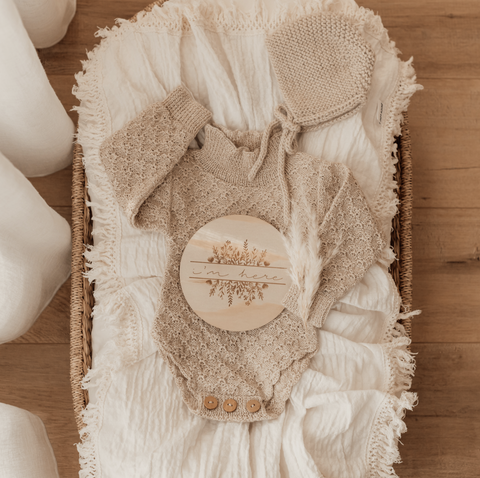 Cream Swaddle with cream Fringe- standard
