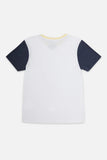 Roler Colour Block Tee- White