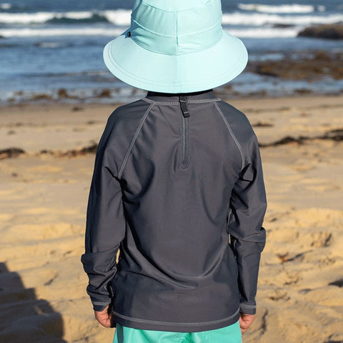 Boys Rash Vest UPF50+ Slate