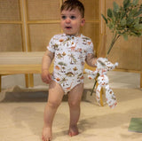 Dino Organic Short Sleeve Bodysuit SS22