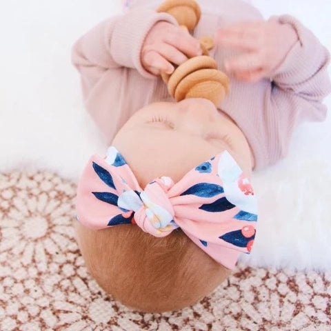 Peony Rose  Bow Knot Headband