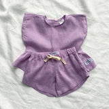 Lilac Peplum Top SS21