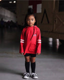 Red Hooded Tee