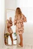 Tie Dye Rib Off Shoulder Womens Dress SS21