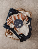 Milky Way | Baby Jersey Wrap & Beanie Set