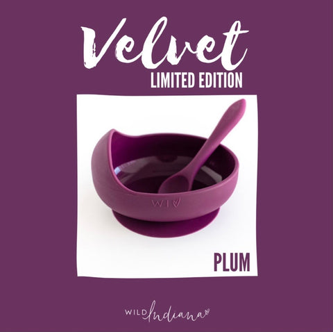 Velvet Winter Limited Edition Silicone Bowl & Spoon set