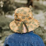 Boys Heritage Explorer Kids Reversible Sun Hat Oakley/ Olive SS21