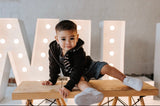 Boys Stitched Denim Shorts