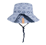 Boys Heritage Explorer Kids Reversible Sun Hat Norman/ Indigo SS21