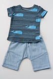 Woven chambray shorts BUB16-611