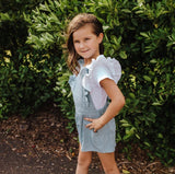 Chambray Frilly Playsuit