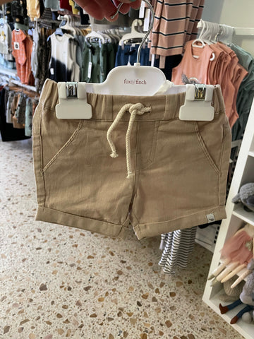 Rah Woven Short- Beige