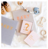 Baby Milestone Cards- Cream