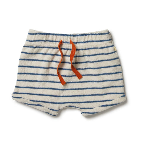 Ocean Stripe Organic Terry Towelling Short SS21