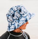 Boys Beach Hat Bucket UPF50+ Seal Print SS21