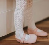 POINTELLE TIGHTS- cloud