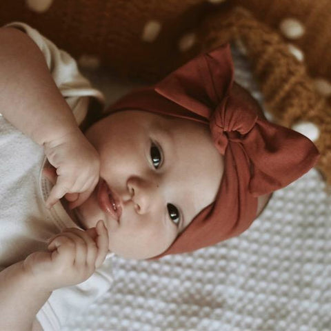 RUST BOW KNOT HEADBAND
