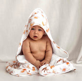 Paradise Organic Hooded Baby Towel d