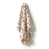 Organic Bunny Rug- Falling Feathers