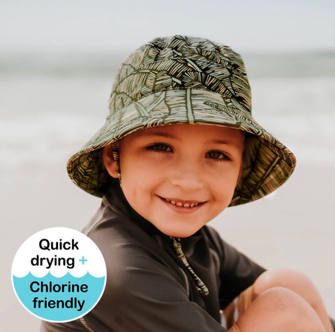 Boys Kids Beach Hat Bucket UPF50+ Tropic Print SS21