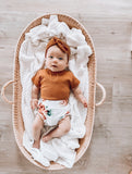 Chestnut Ribbed Topknot