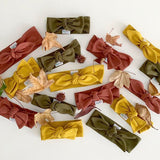 OLIVE BOW KNOT HEADBAND