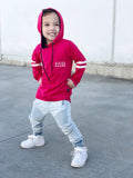 Red Hooded Tee