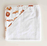 Lion Organic Hooded Baby Towel